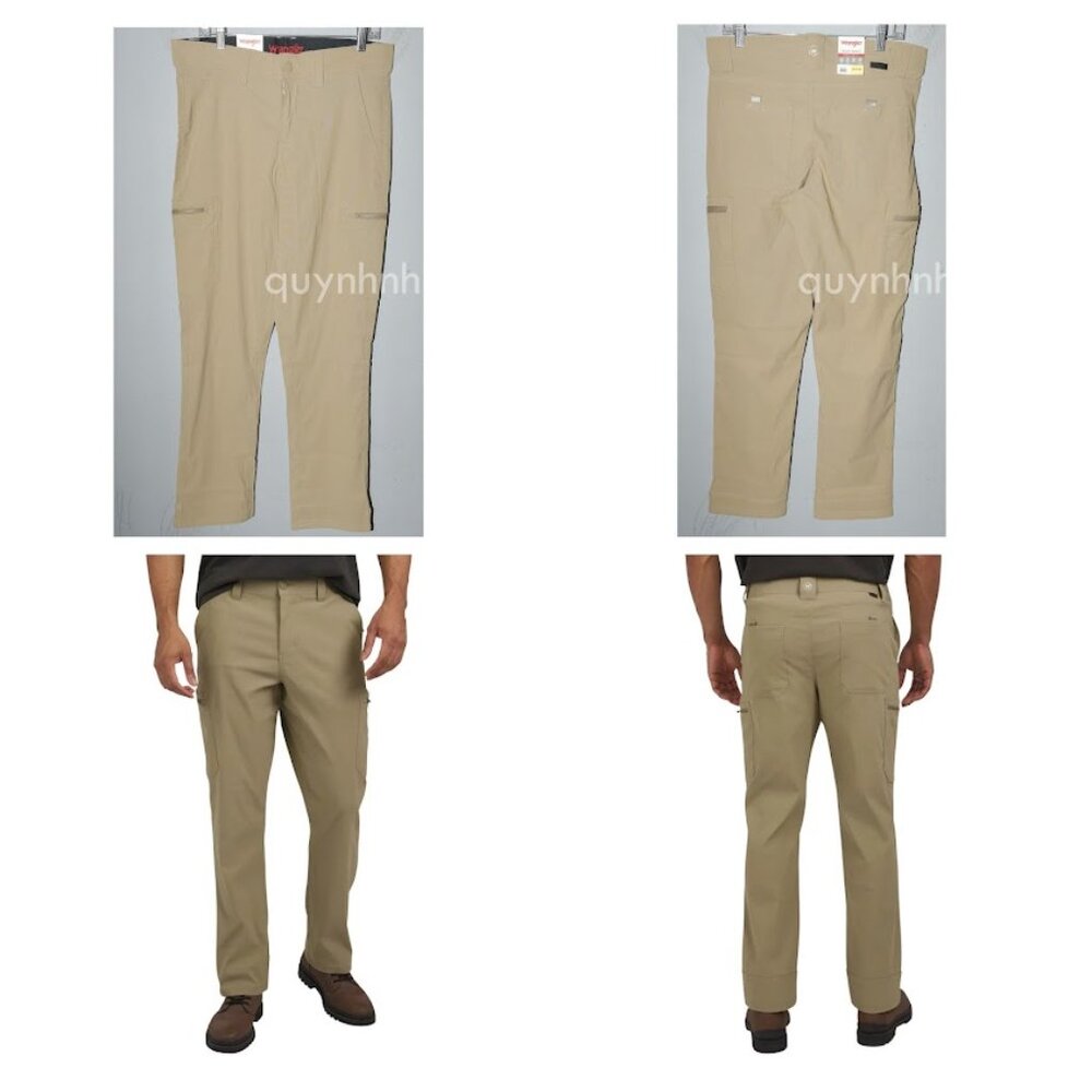 Wrangler Men's Tech Pant in tan